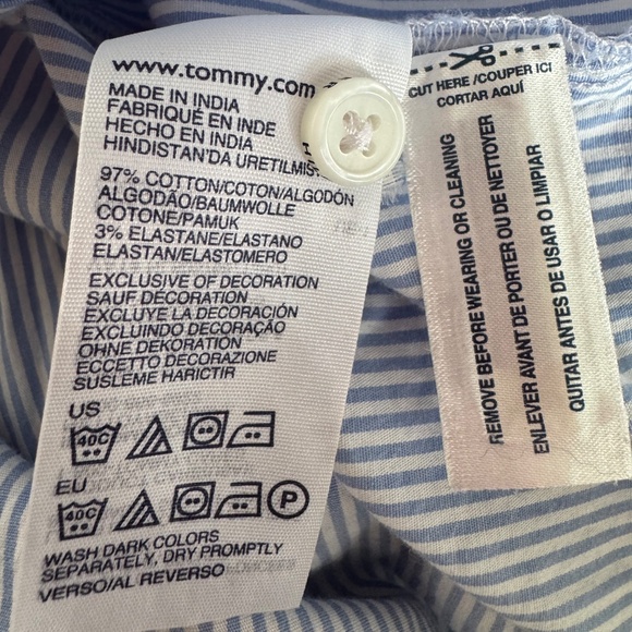 Tommy Hilfiger Striped Shirt Dress - Picture 10 of 11